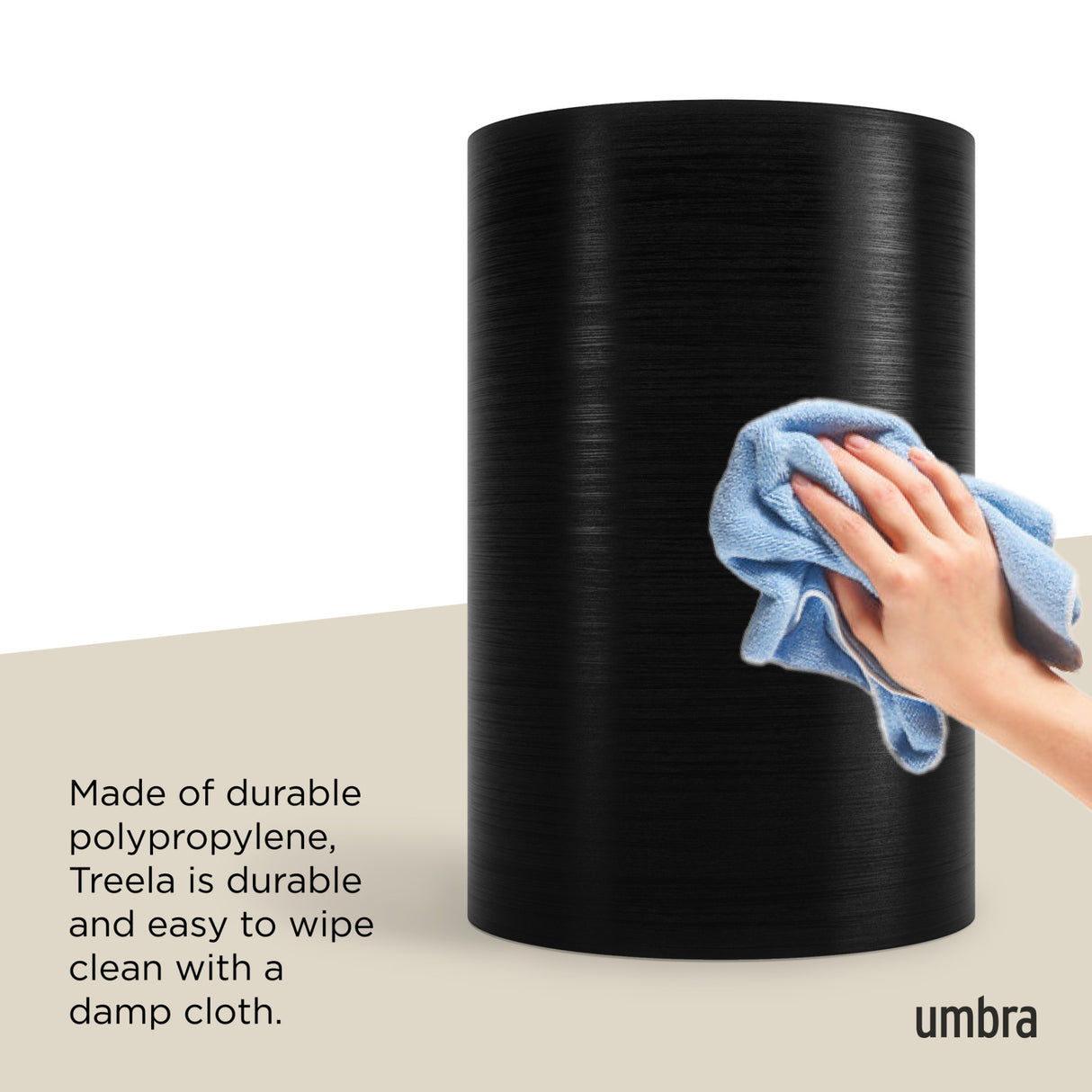 Bathroom Trash Cans | color: Black