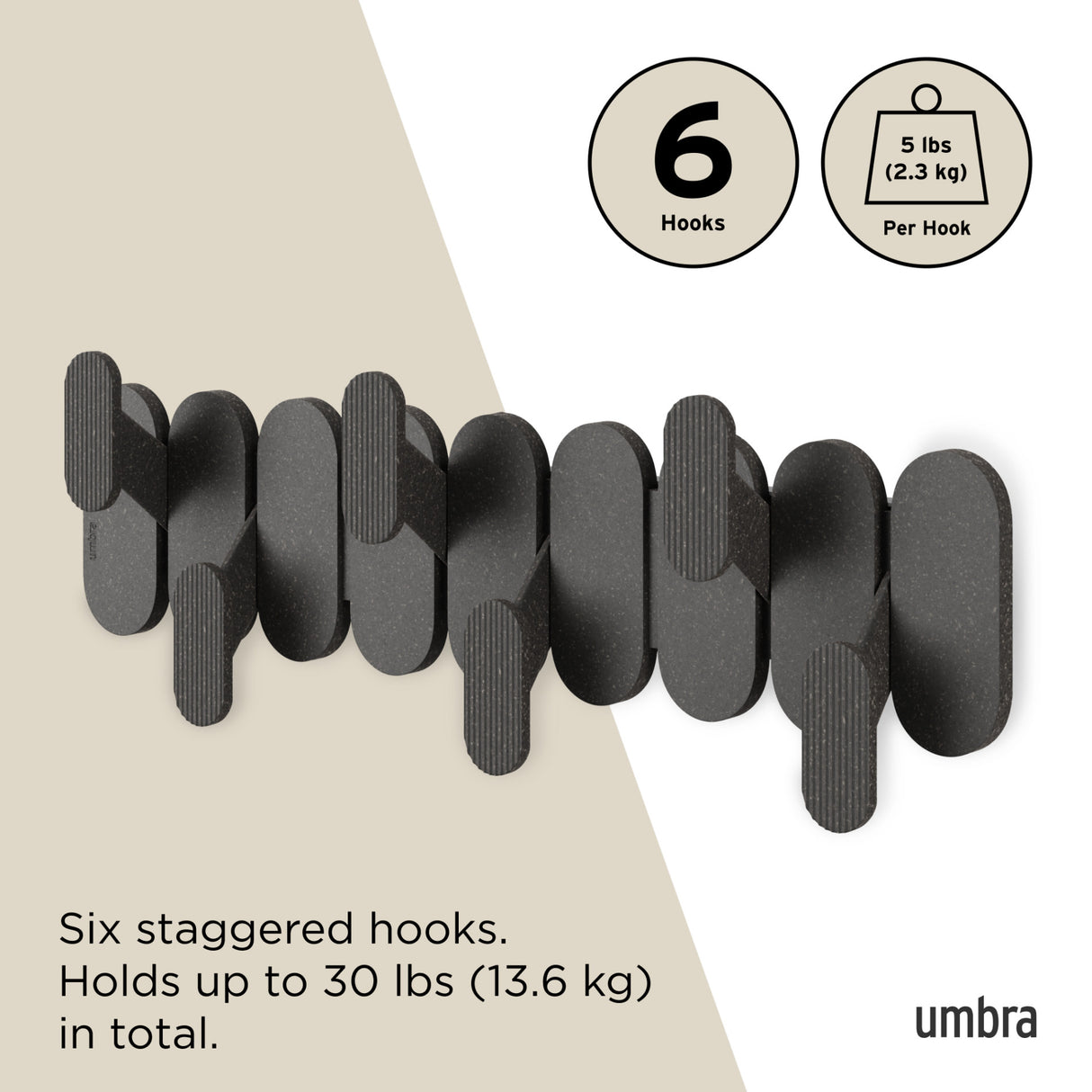 Wall Hooks | color: Black