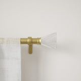 Single Curtain Rods | color: Eco-Friendly Gold | size: 42-120" (107-305 cm) | diameter: 1" (2.5 cm) | Hover