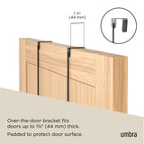 Over The Door Hooks | color: Black-Walnut