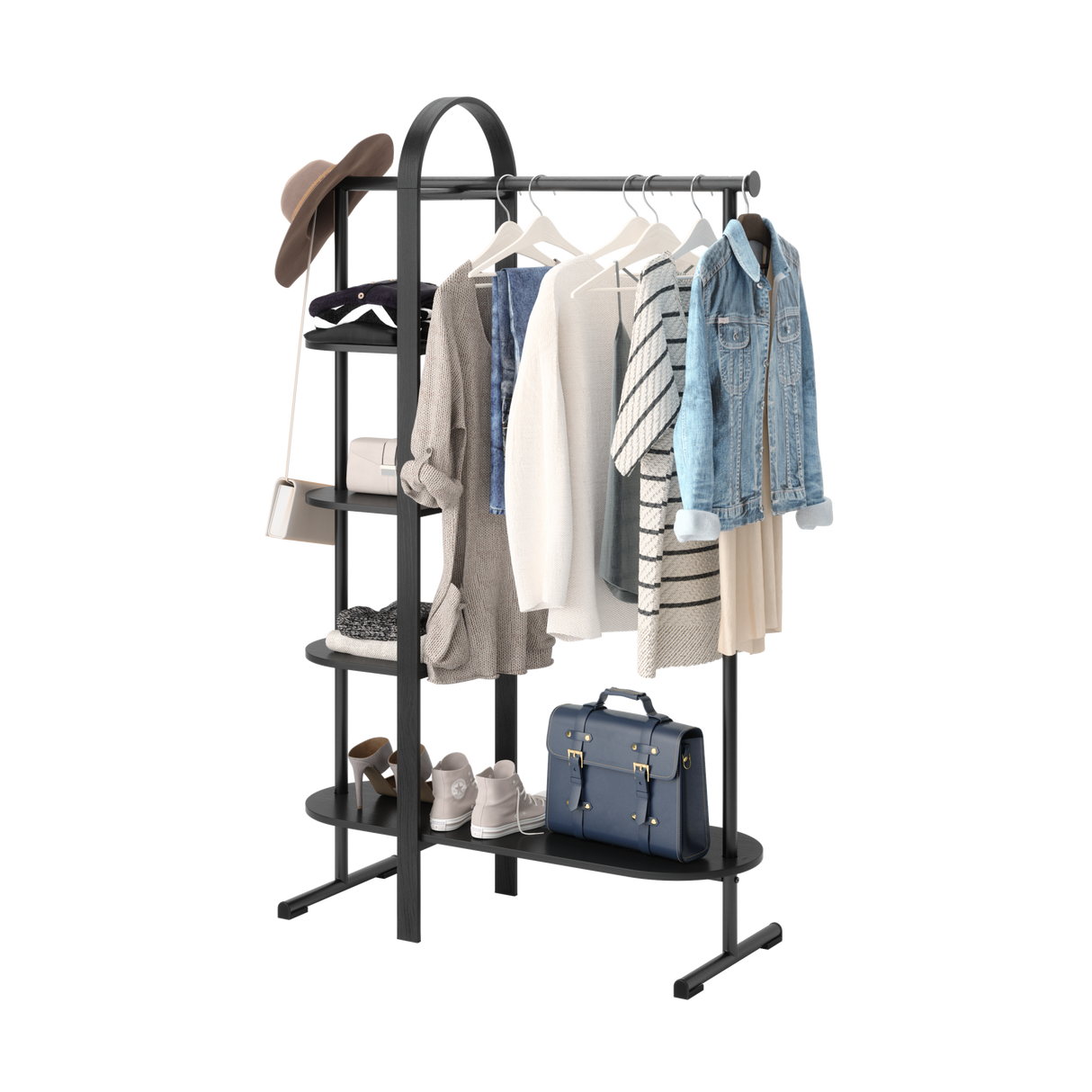 Garment Racks | color: Midnight Black