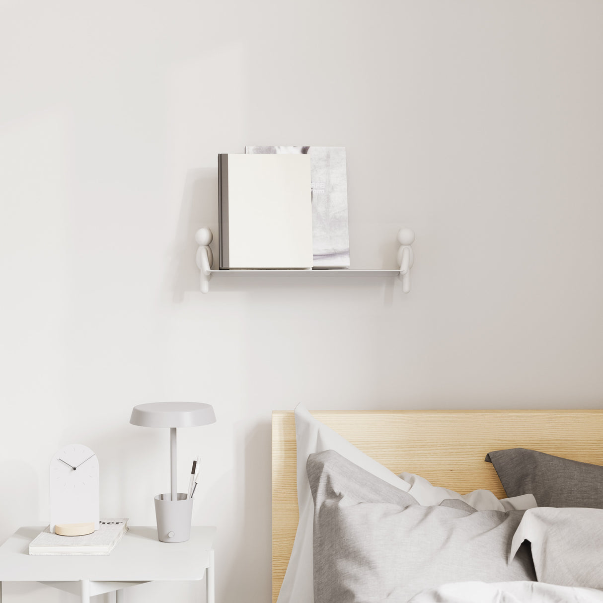 Shelves & Magazine Racks | color: White