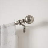 Single Curtain Rods | color: Eco-Friendly Nickel | size: 36-72" (91-183 cm) | diameter: 1" (2.5 cm) | Hover