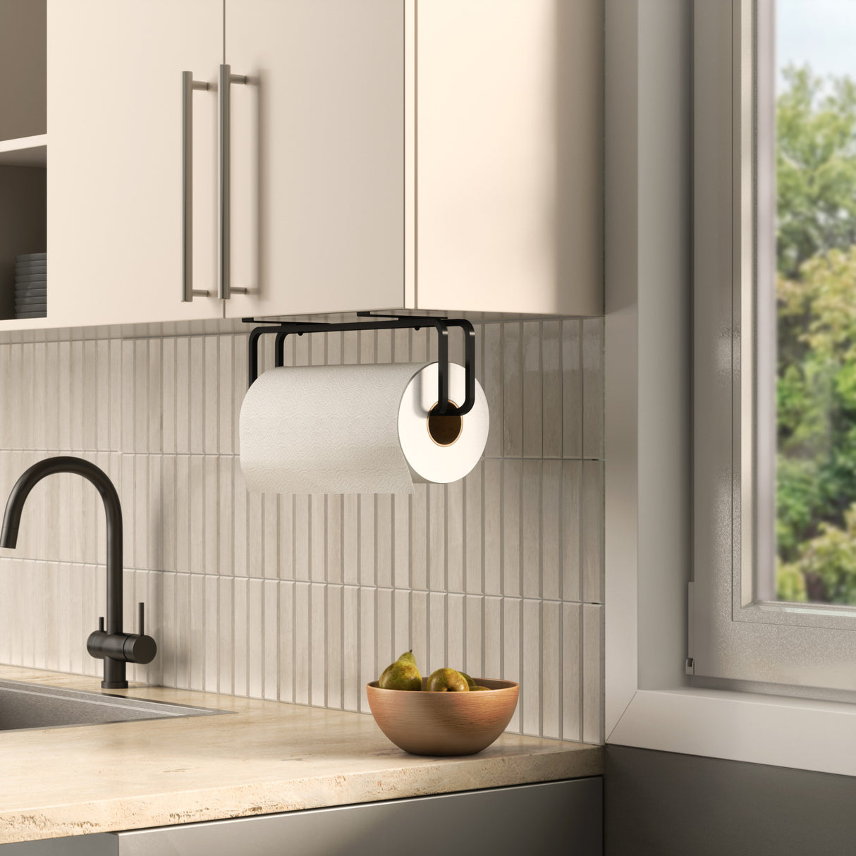 Countertop Paper Towel Holders | color: Black