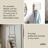 Over The Door Hooks | color: Black-Walnut