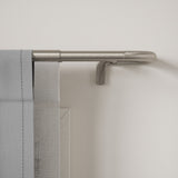 Double Curtain Rods | color: Matte-Nickel | size: 66-144" (168-365 cm) | diameter: 3/4" (1.9 cm)