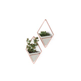 Wall Planters | color: Concrete-Copper