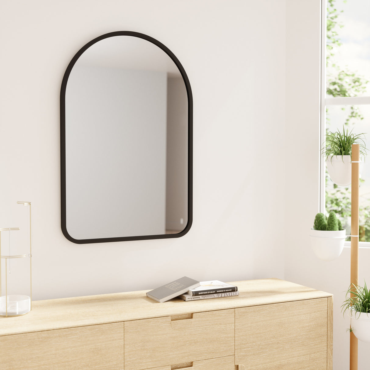 Wall Mirrors | color: Black | Hover