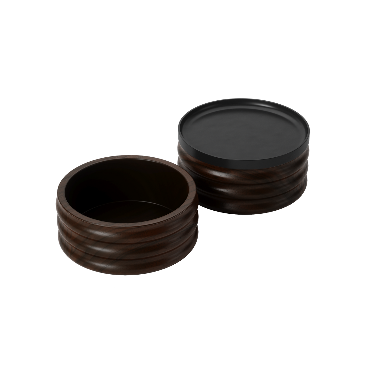 Jewelry Boxes | color: Black/Walnut