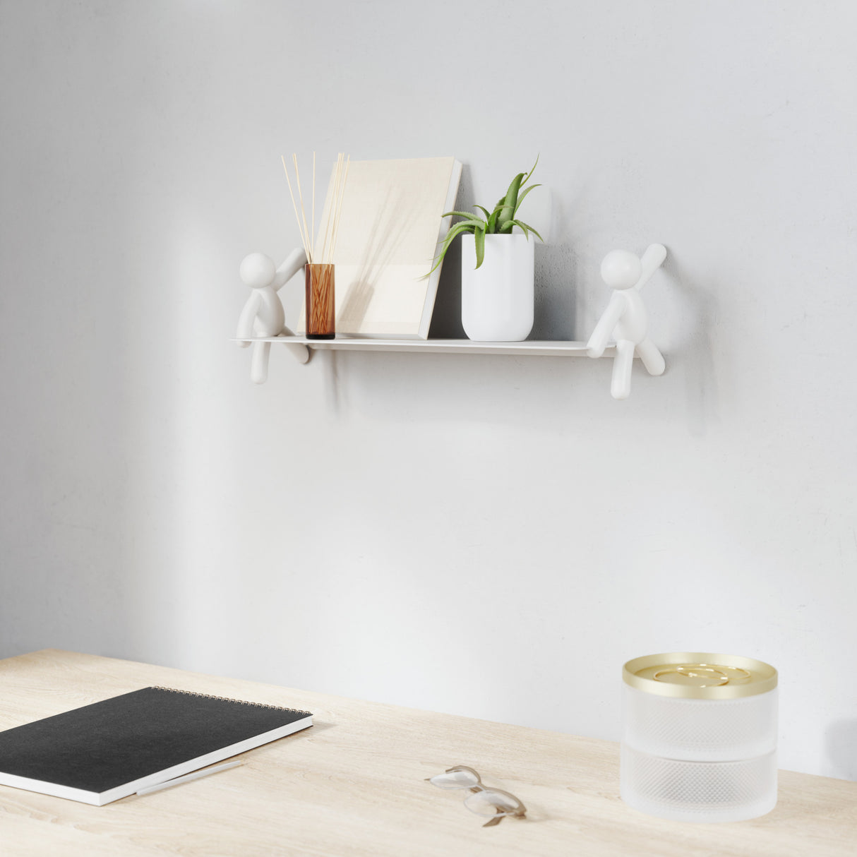 Shelves & Magazine Racks | color: White | Hover