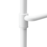 Tension Rods | color: White | size: 36-66" (91-167 cm)