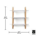 Shelves & Magazine Racks | color: White-Natural