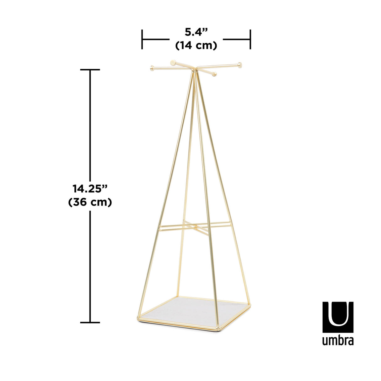 Jewelry Stands | color: Matte-Brass