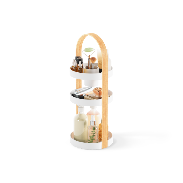 Cosmetic Organizers | color: White-Natural