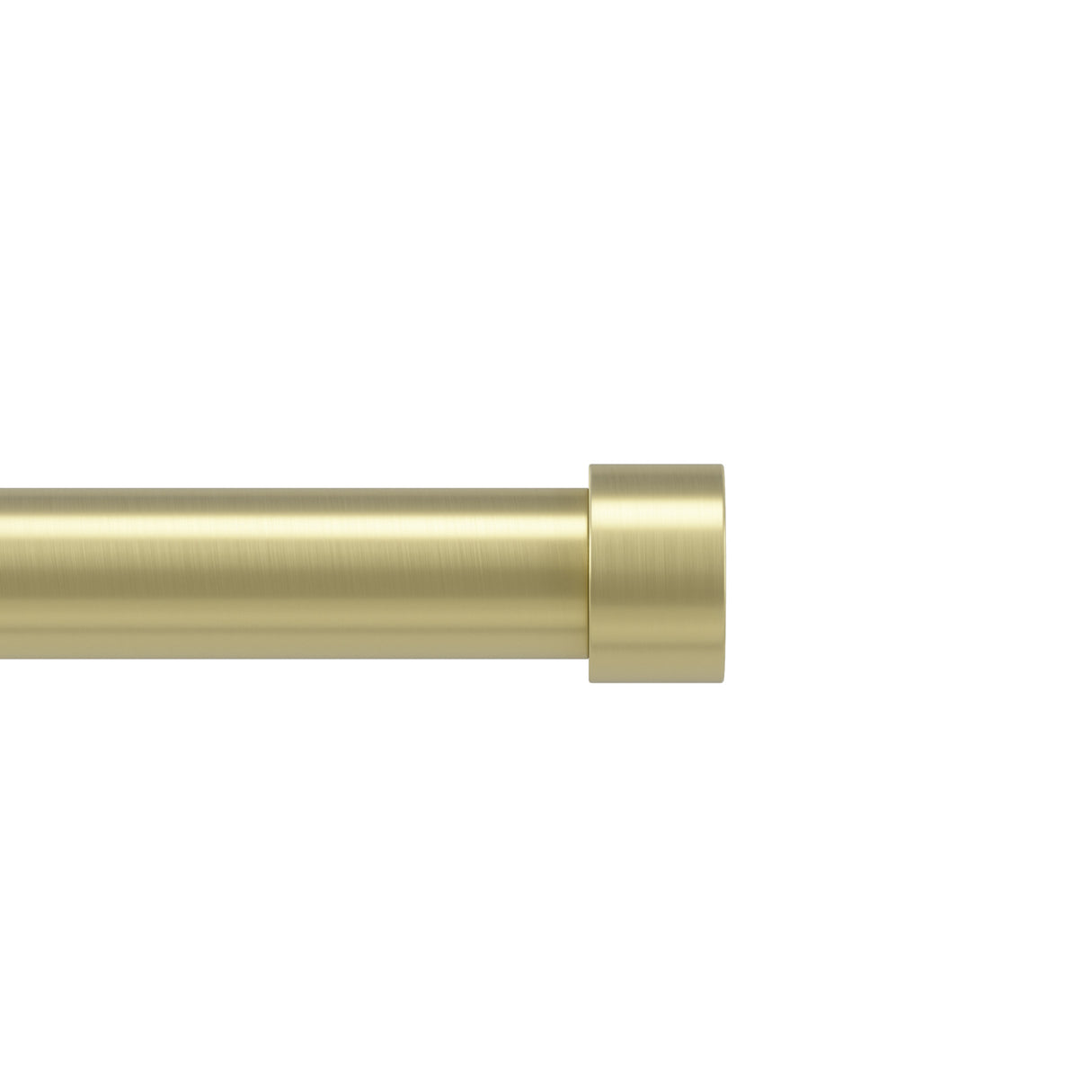 Single Curtain Rods | color: Gold | size: 66-120" (168-305 cm) | diameter: 1" (2.5 cm)