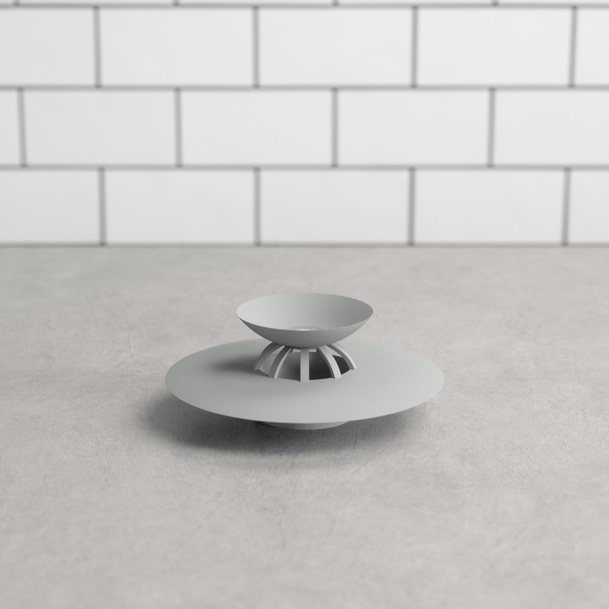 Drain Stop & Hair Catcher | color: Gray | https://player.vimeo.com/video/174860869