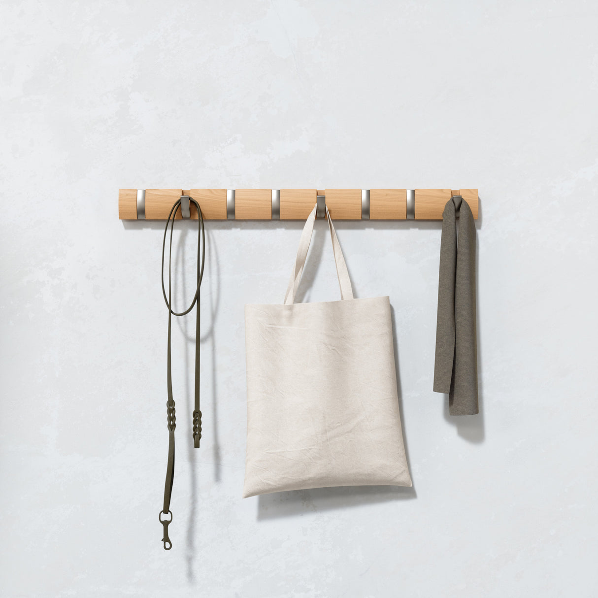 Wall Hooks | color: Natural/Nickel