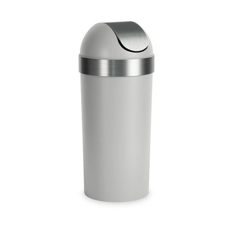 Kitchen Trash Cans | color: Grey-Nickel