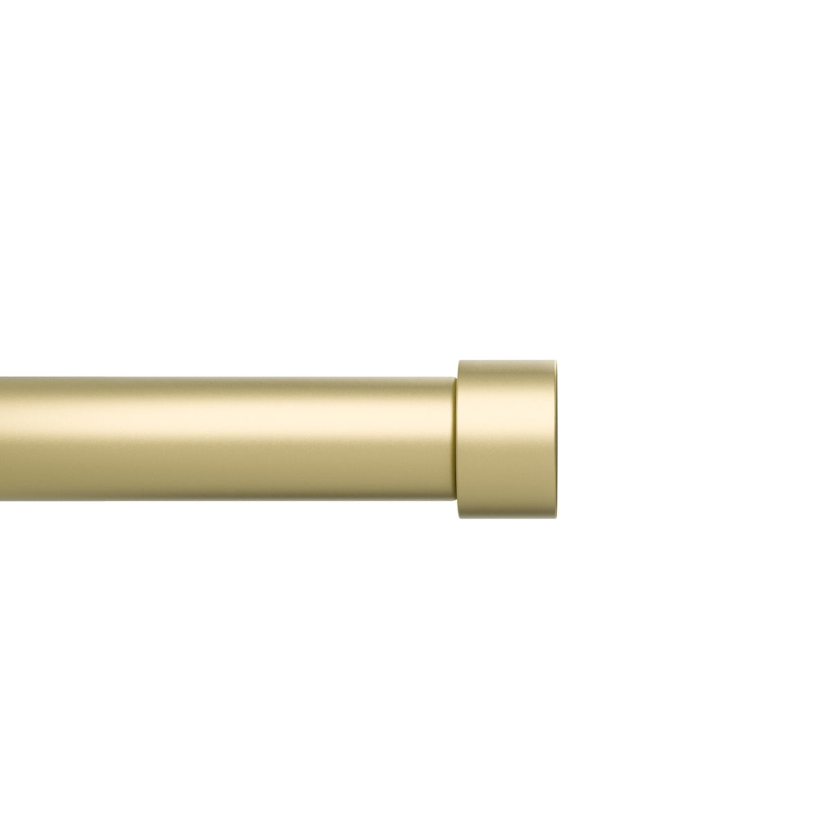 Single Curtain Rods | color: Gold | size: 120-180" (305-457 cm) | diameter: 1" (2.5 cm)