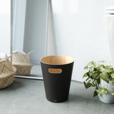 Bathroom Trash Cans | color: Black-Natural | Hover