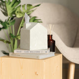 Tissue Box Cover & Trays | color: Ocean Sand