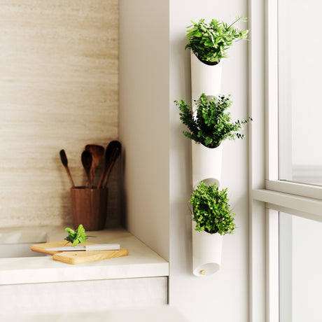 Wall Planters | color: White | Hover