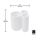 Tumblers & Toothbrush Holders | color: White