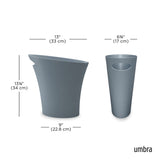 Bathroom Trash Cans | color: Slate Blue