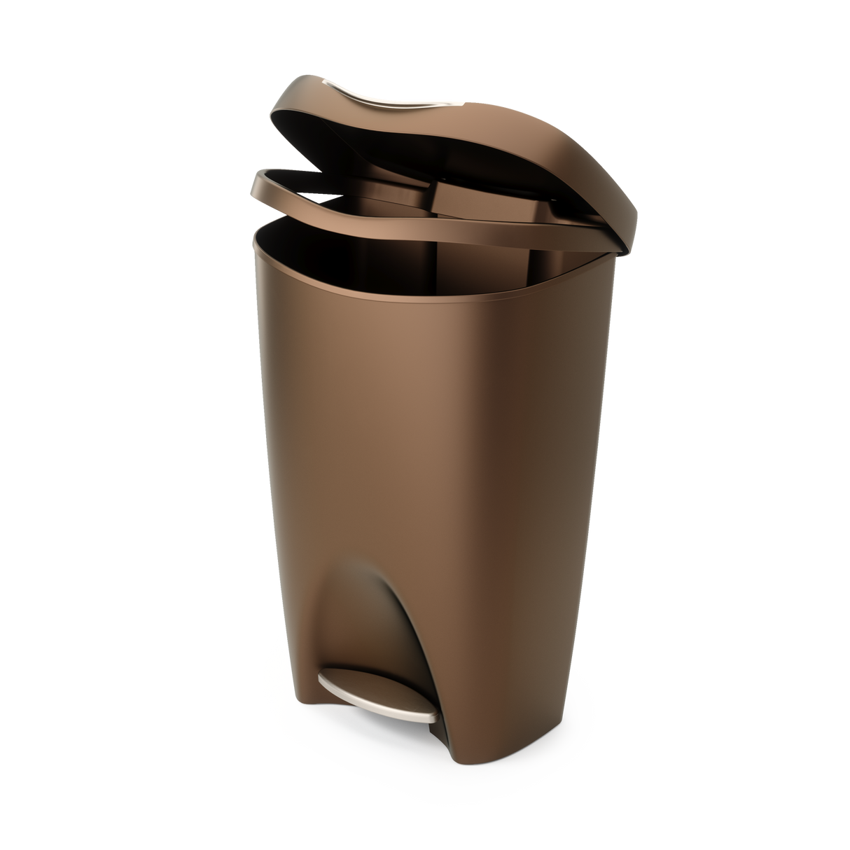 Kitchen Trash Cans | color: Bronze