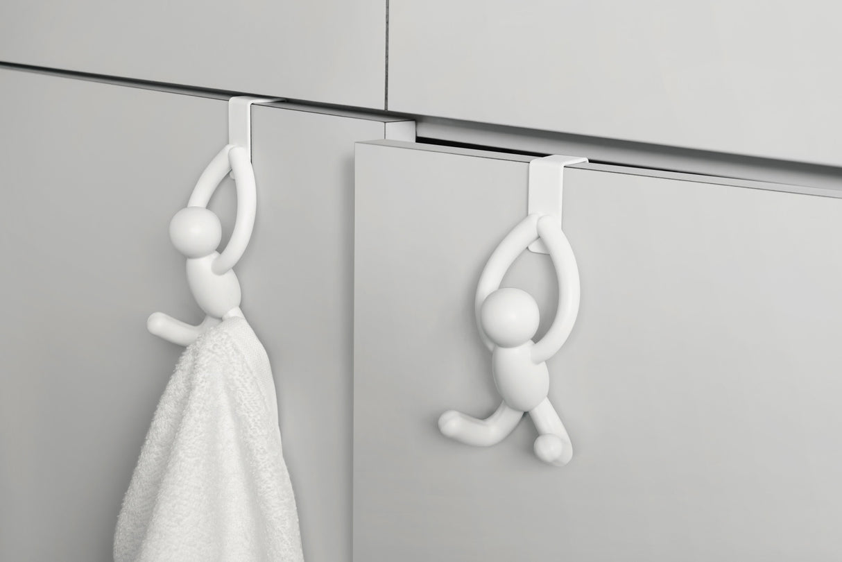 Over The Door Hooks | color: White