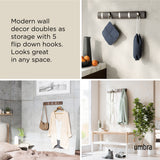 Wall Hooks | color: Driftwood-Nickel