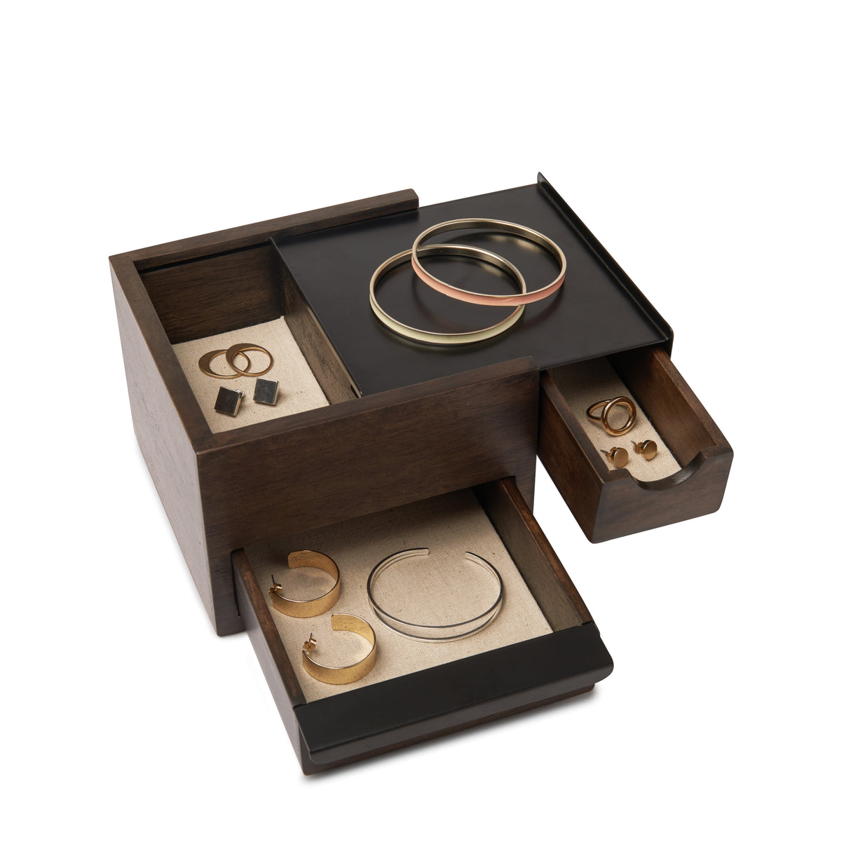 Jewelry Boxes | color: Black-Walnut