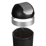 Kitchen Trash Cans | color: Black-Nickel