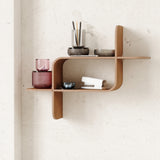 Shelves & Magazine Racks | color: Light-Walnut