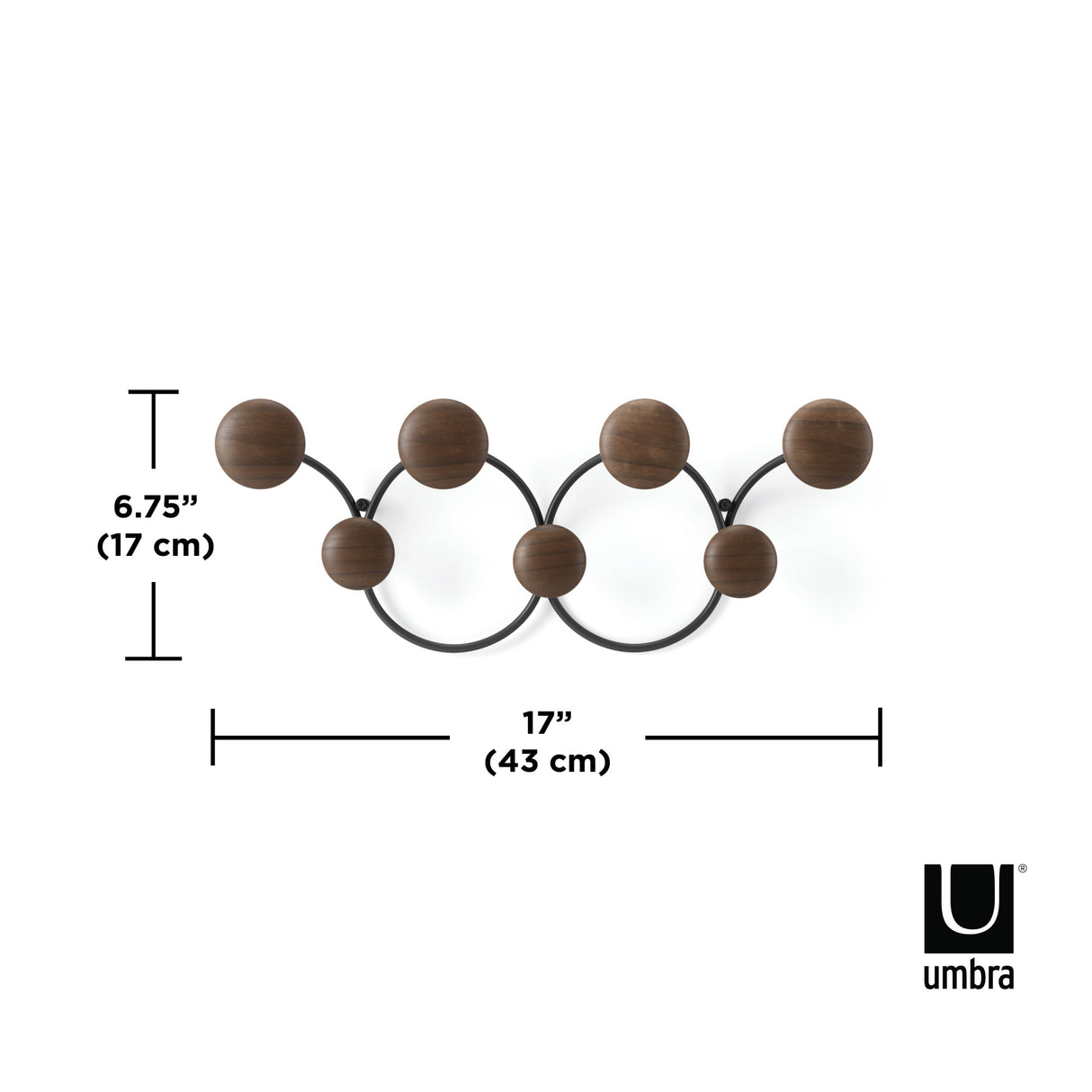 Wall Hooks | color: Black-Walnut