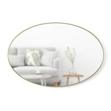 Wall Mirrors | color: Brass