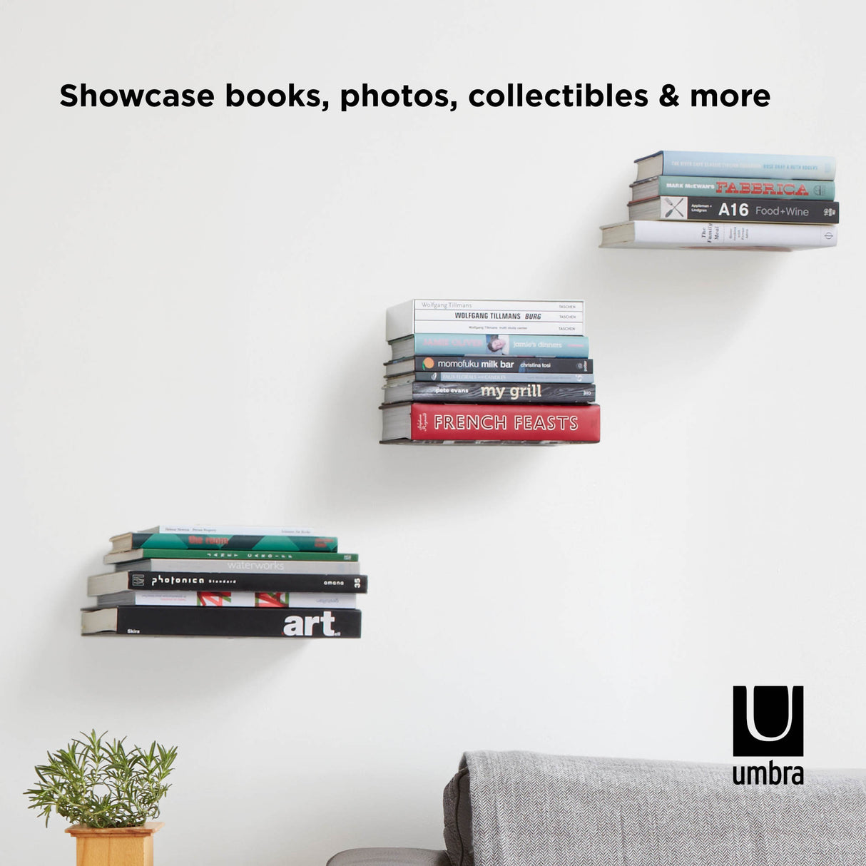 Shelves & Magazine Racks | color: Silver | size: Small