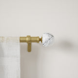 Single Curtain Rods | color: Eco-Friendly Gold | size: 36-72" (91-183 cm) | diameter: 1" (2.5 cm) | Hover