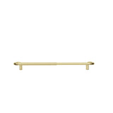 Single Curtain Rods | color: Brass | size: 88-144" (224-366 cm) | diameter: 3/4" (1.9 cm)