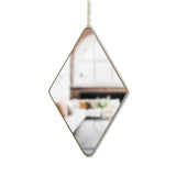 Wall Mirrors | color: Matte-Brass | size: 11x7" (29x18 cm)