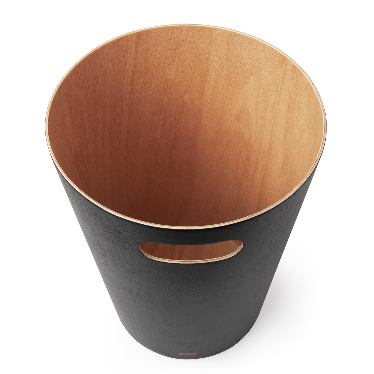 Bathroom Trash Cans | color: Black-Natural