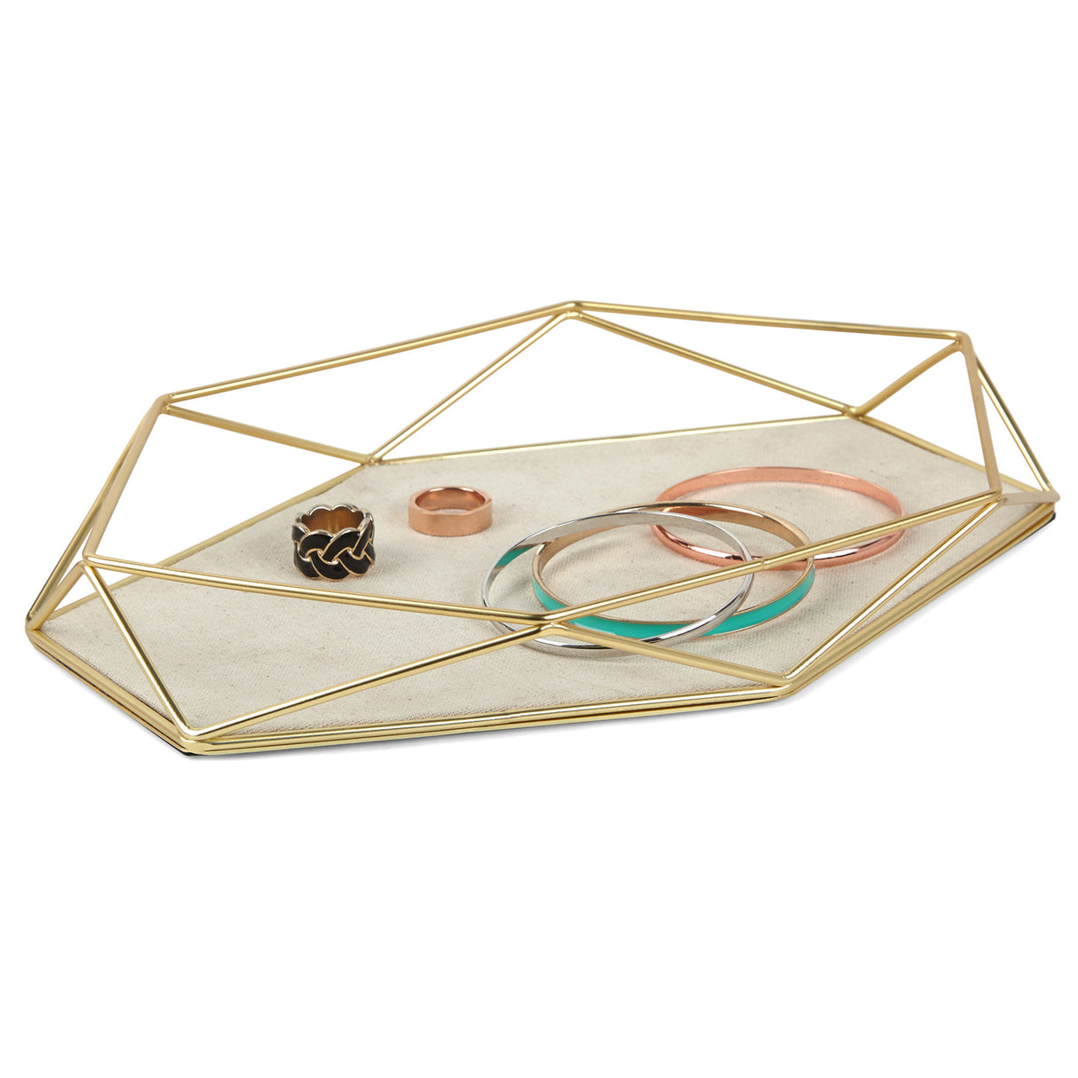 Jewelry Trays | color: Matte-Brass