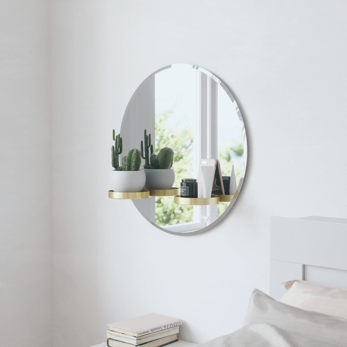 Wall Mirror | color: Brass | https://player.vimeo.com/510349117