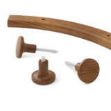 Wall Hooks | color: Light-Walnut