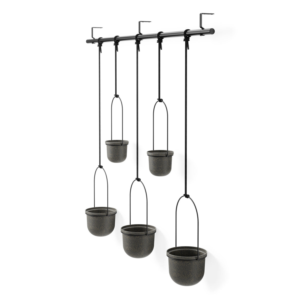 Hanging Planters | color: Black