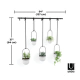 Hanging Planters | color: White-Black