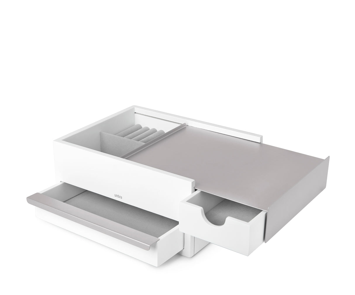 Jewelry Boxes | color: White-Nickel