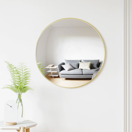 Wall Mirrors | color: Brass | size: 24" (61 cm) | Hover