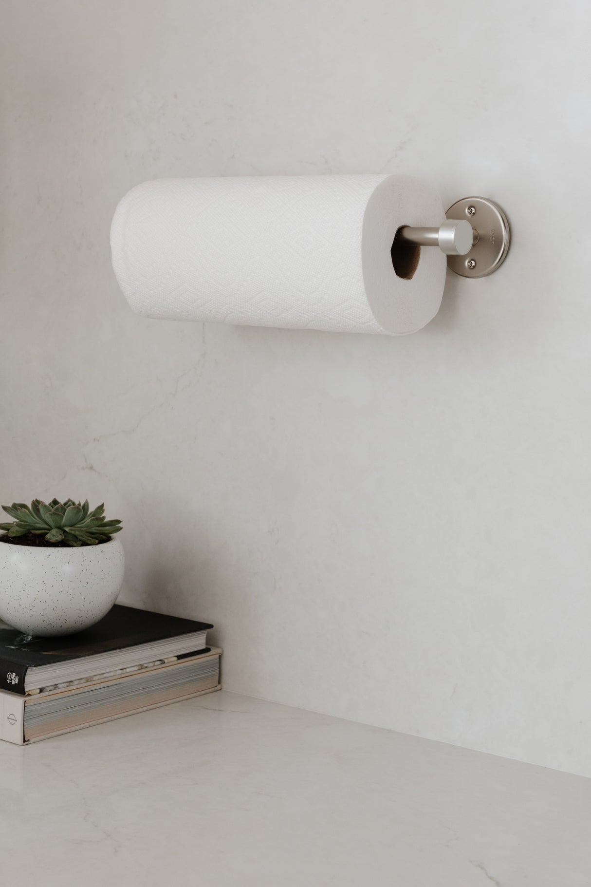 Wall Mounted Paper Towel Holders | color: Nickel | Hover