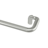 Single Curtain Rods | color: Matte-Nickel | size: 48-88" (122-224 cm) | diameter: 3/4" (1.9 cm)